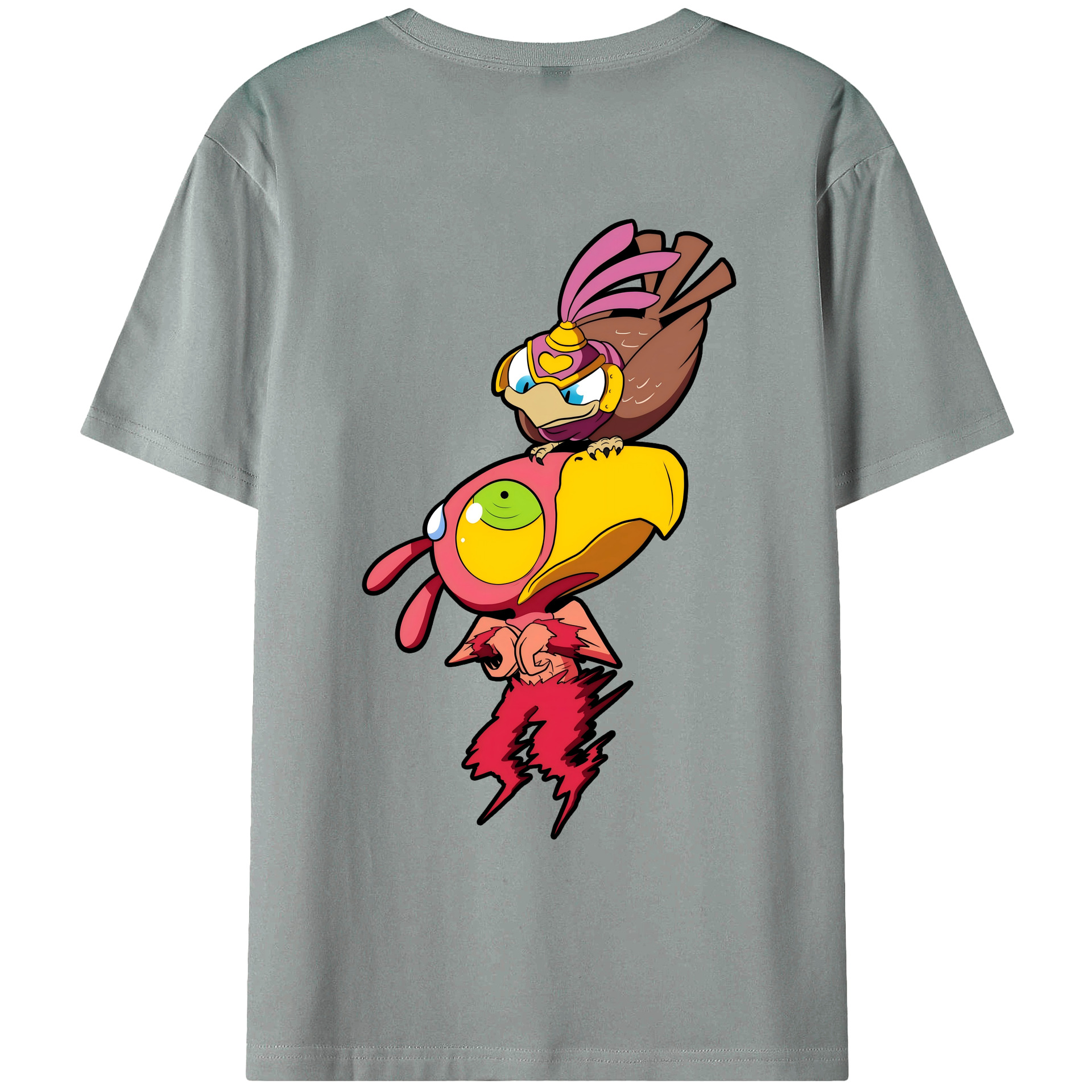 （画像用） ジョジョの奇妙な冒険 JoJo's Bizarre Adventure 綿100％ メンズ半袖Tシャツ（バックプリント） 通気性